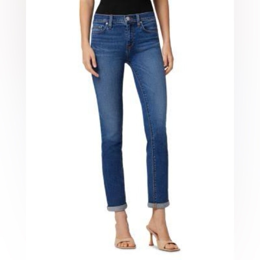 Hudson Nico Mid Rise Straight Leg Jeans Size 25